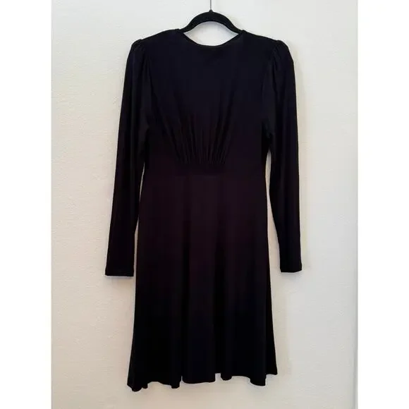 Boden Jersey Mini Tea Dress – Black – Size 6R - Picture 7 of 8